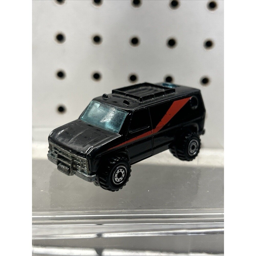 Vintage Hot Wheels Trailbusters 1/64 Diecast 1977 Black Baja Breaker A-Team Van